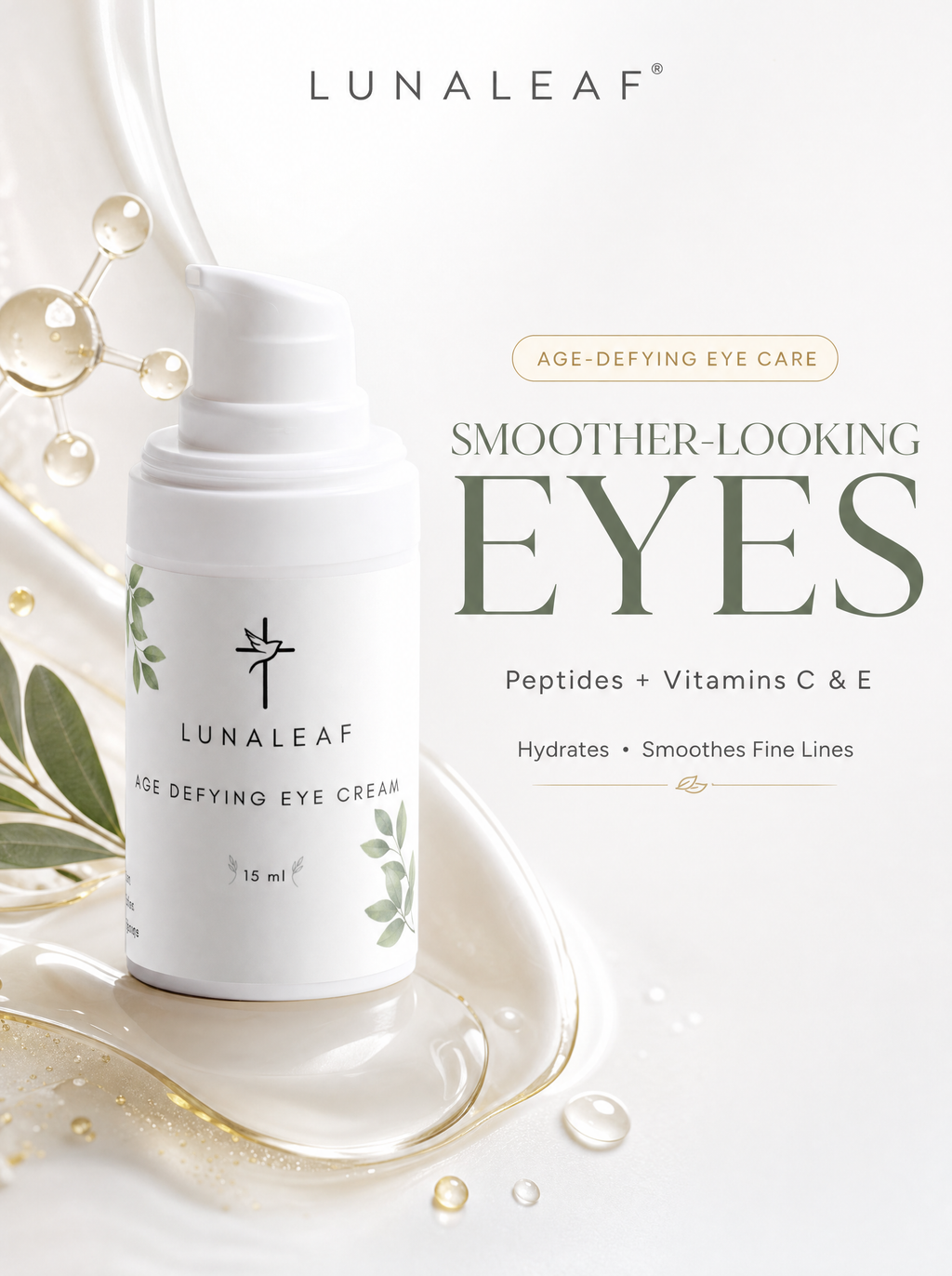 Peptide Age Defying Eye Cream with Vitamin C
