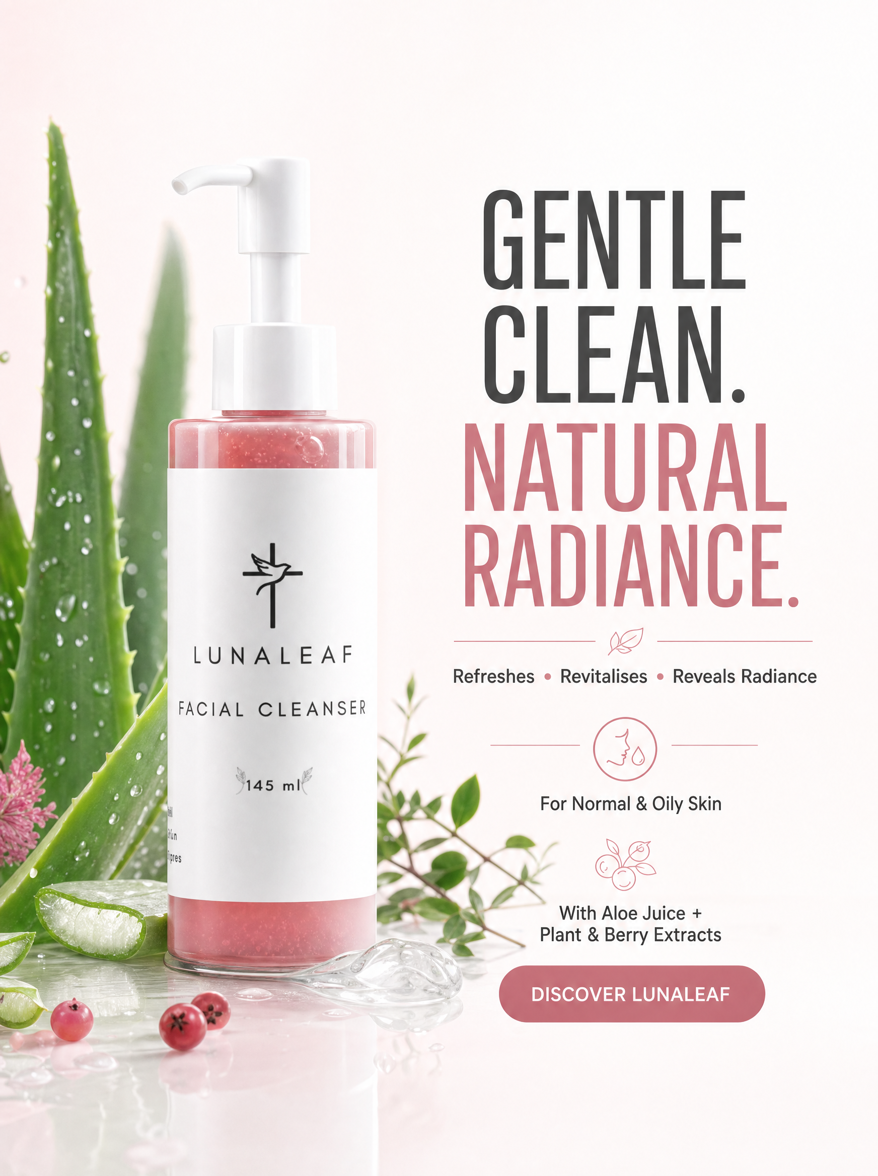 Gentle Daily Facial Cleanser with Aloe