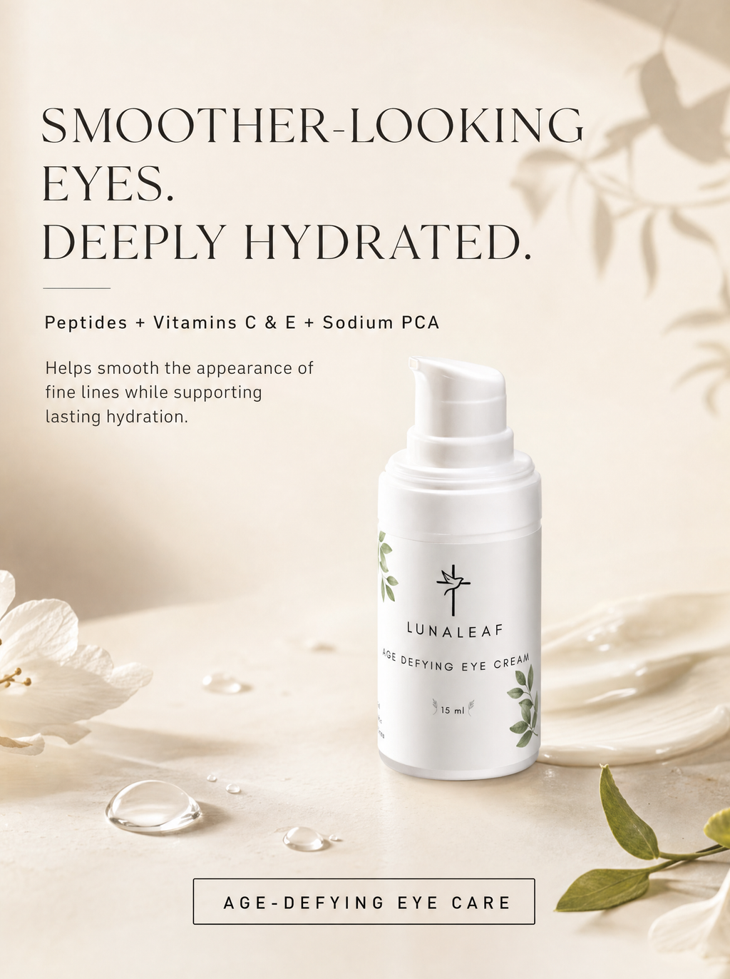 Peptide Age Defying Eye Cream with Vitamin C
