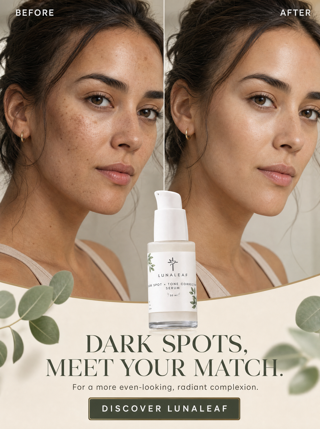 Dark Spot + Tone Correcting Serum with Hyaluronic Acid